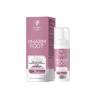 Pharm Foot Point Softener Punktowy fluid na modzele i wrastające paznokcie 30% mocznika 15ml Salon & Home Care